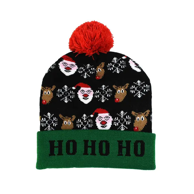 Gorro navideño LED