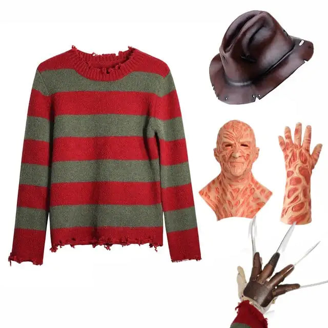 Freddy Krueger Complete Costume Set