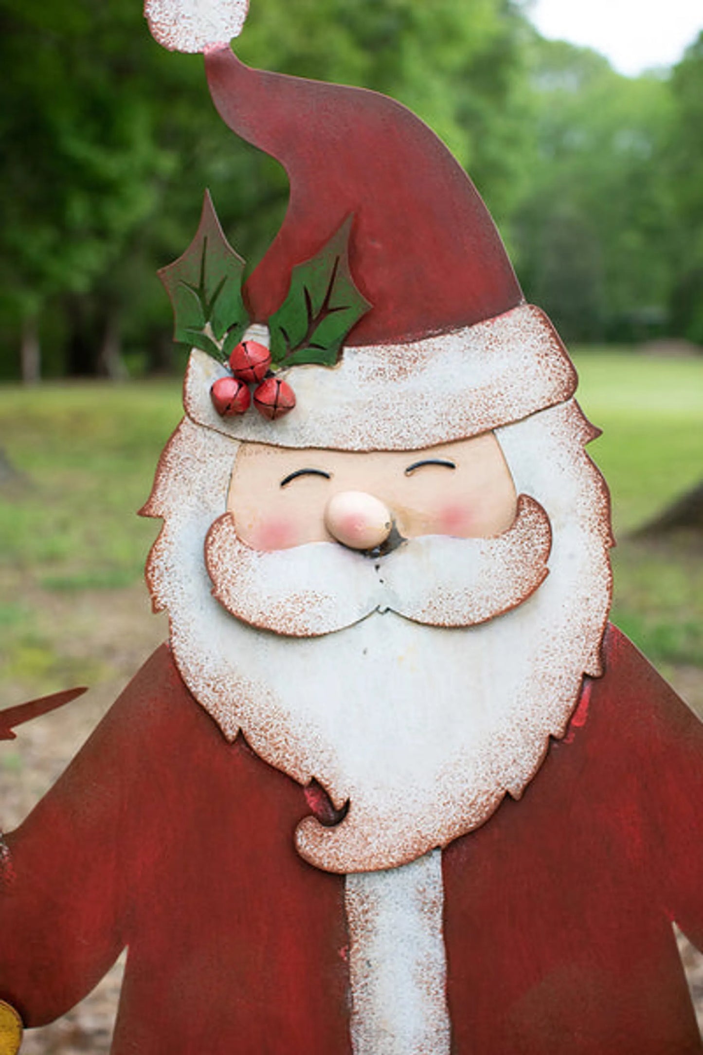 Welcome Santa Yard Art