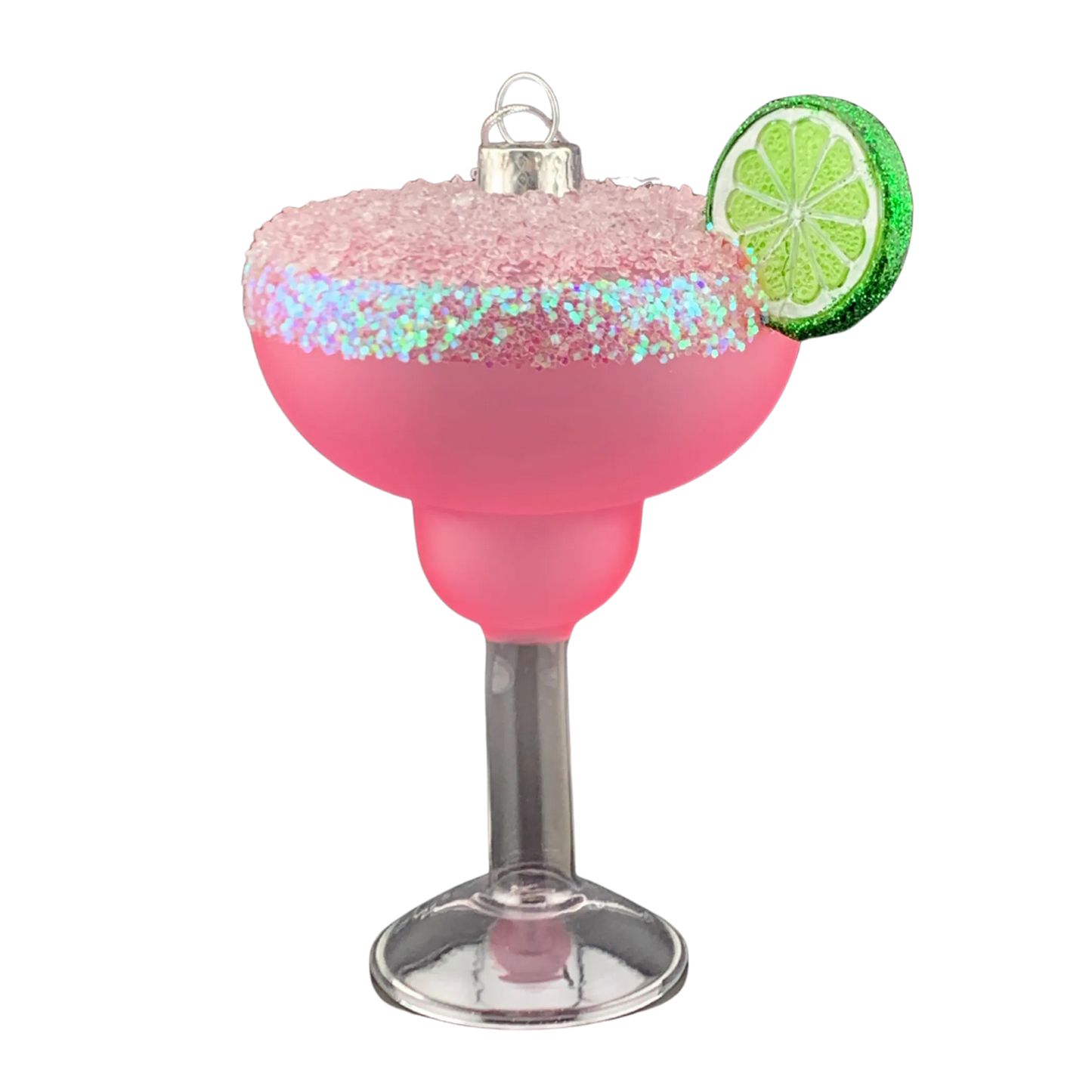 Strawberry Margarita Glass Ornament