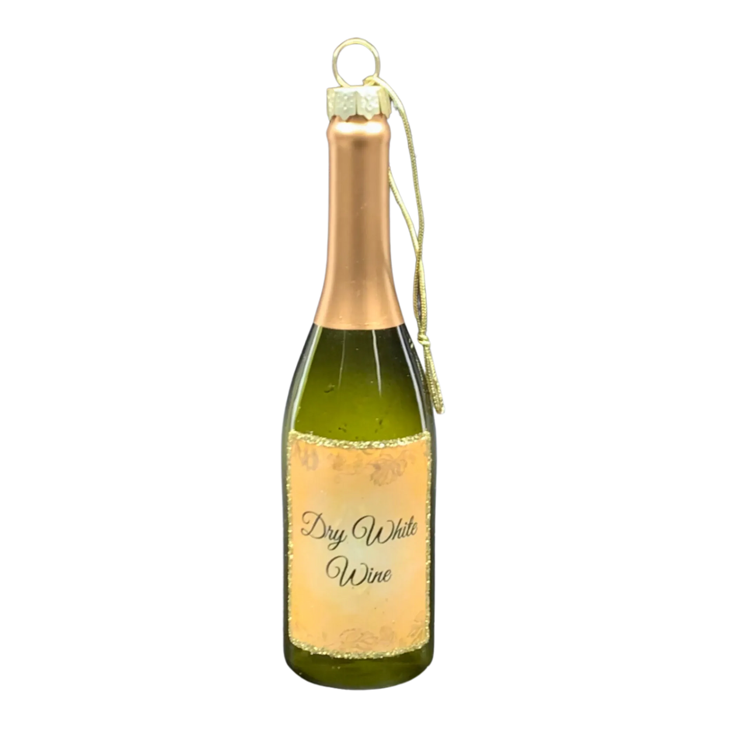 White Wine Bottle Ornament