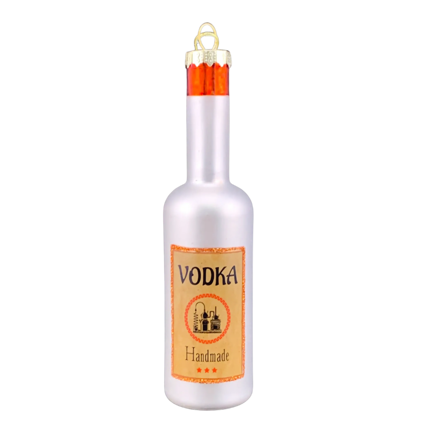 Adorno de botella de vodka