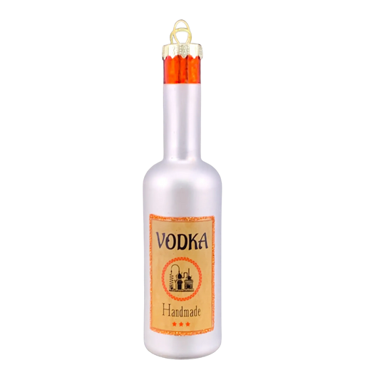 Adorno de botella de vodka