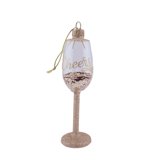 Champagne Glass Ornament