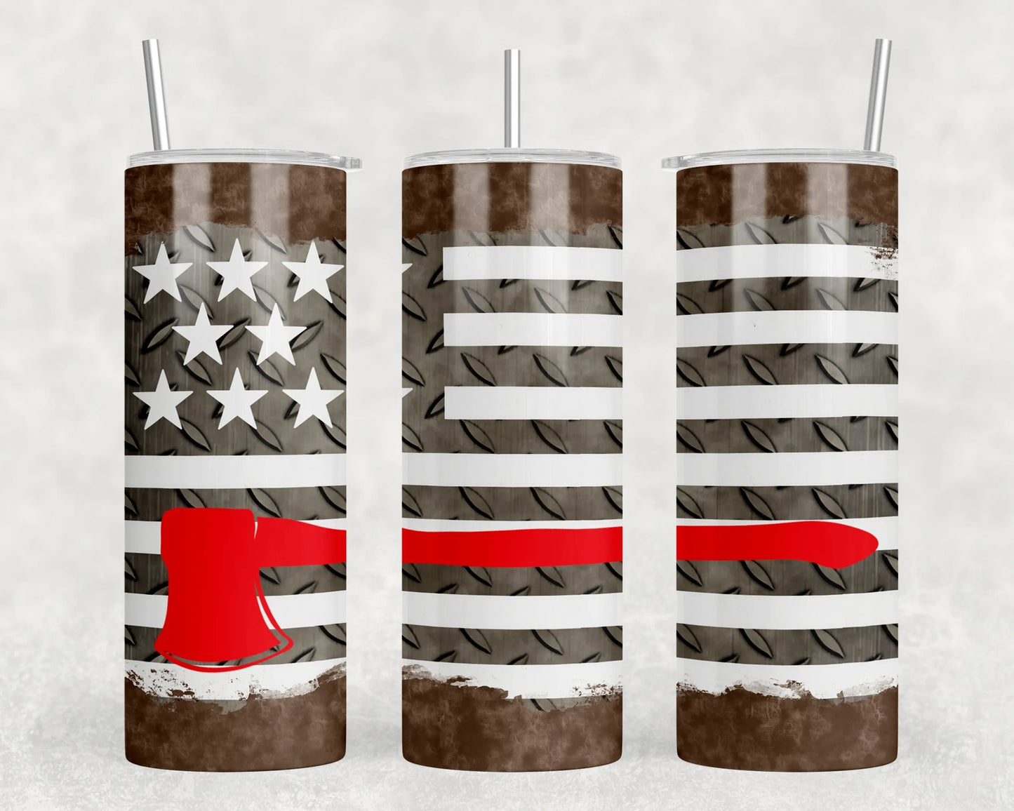 Thin Red Line - Skinny Tumbler (With Or Without Bluetooth Speaker)