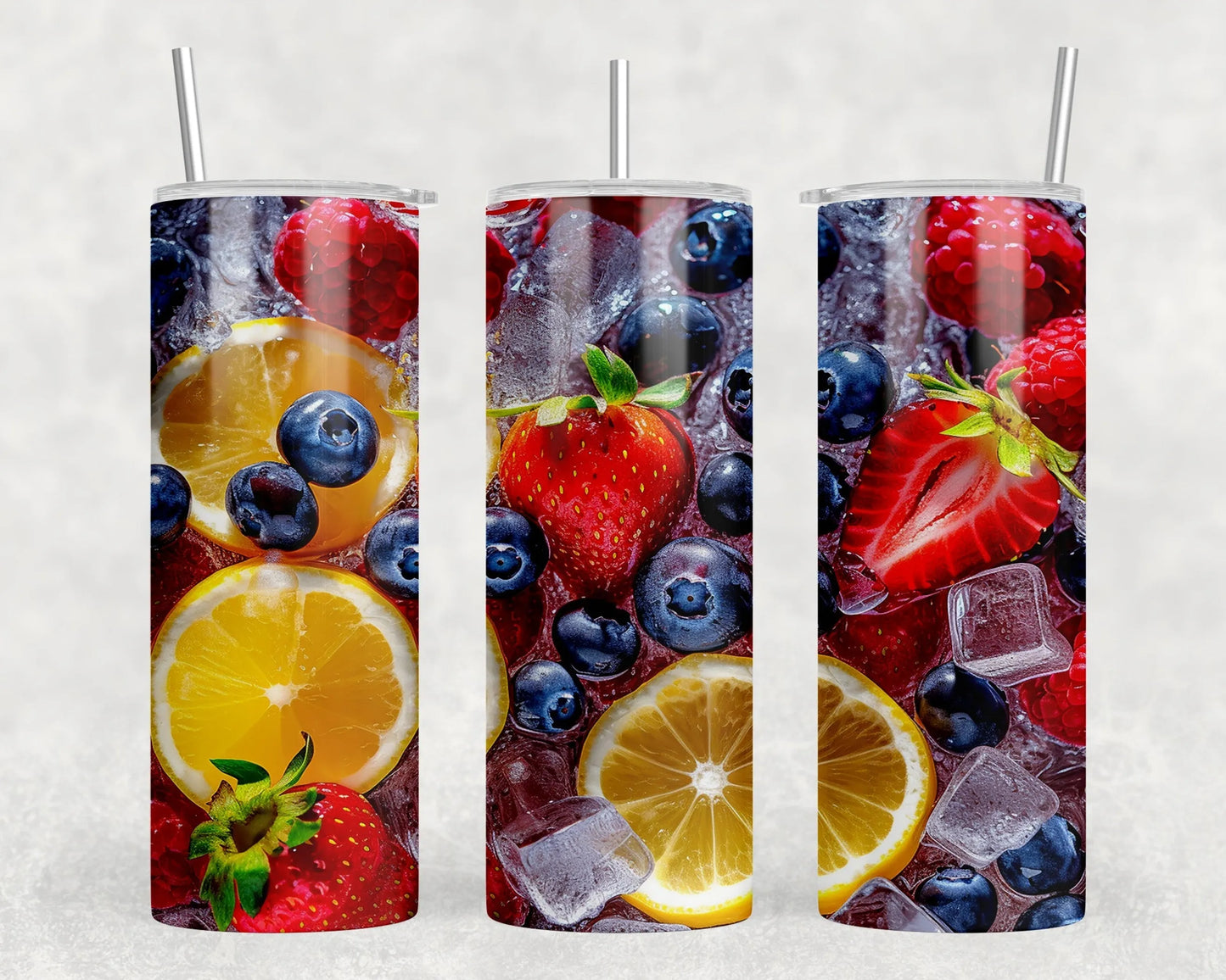 Fruit - 20 oz Steel Tumbler (With Or Without Bluetooth Speaker)