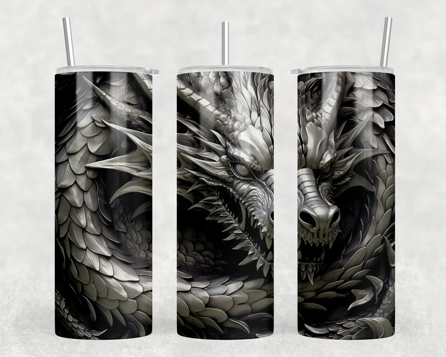 Dragon - 20 oz Steel Tumbler (With Or Without Bluetooth Speaker)