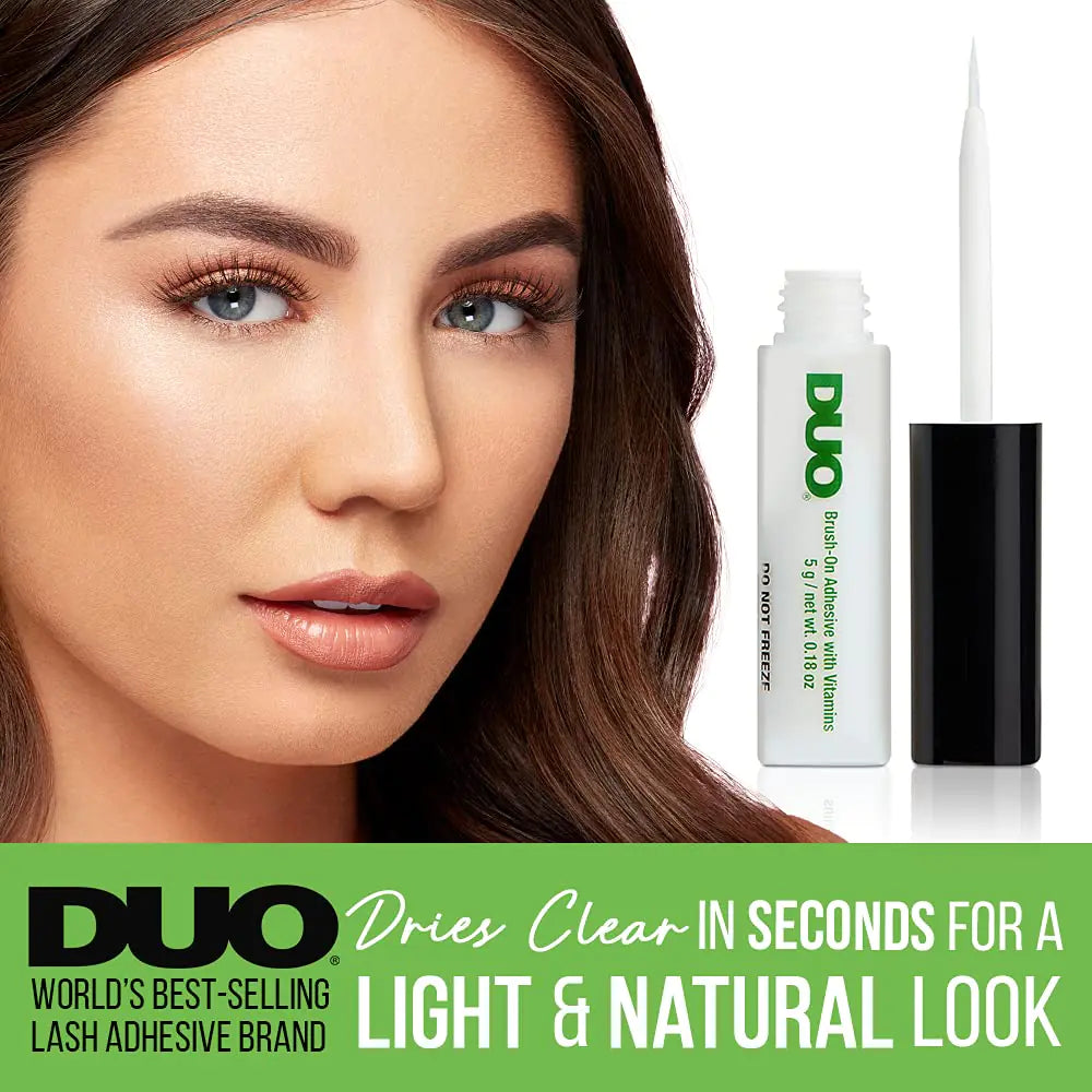 DUO Brush-On Strip Lash Adhesive with Vitamins A, C & E - 2 Pack