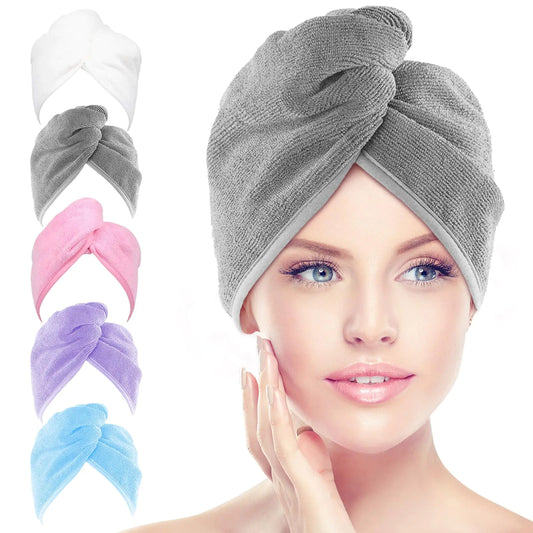 AIDEA Microfiber Hair Towel Wrap