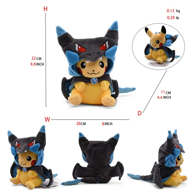 Peluche de juguete de Pokémon Pikachu