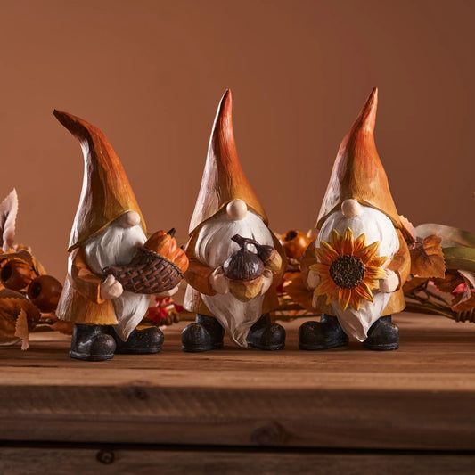 Fall Harvest Gnome Figurine