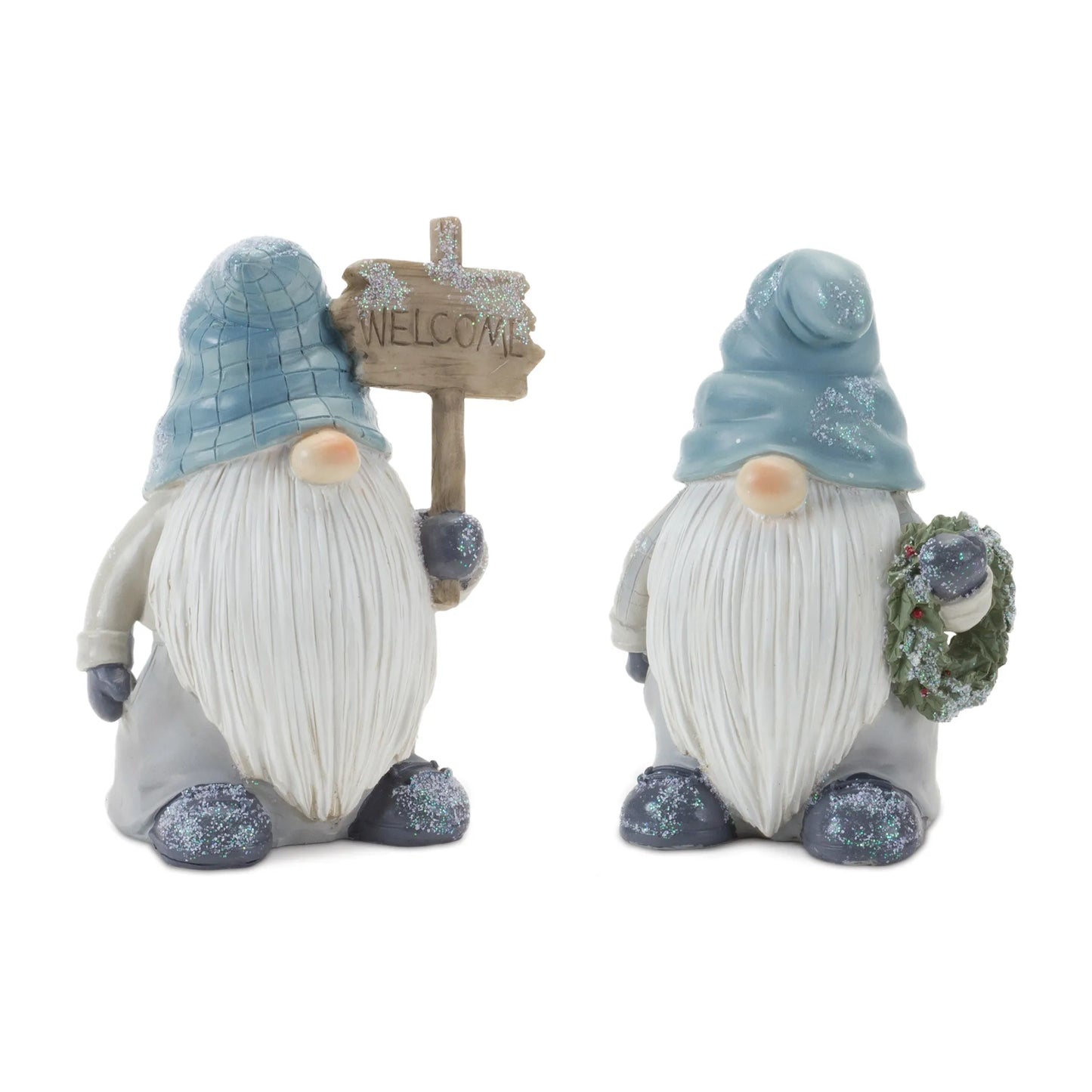 Figuras de gnomos de invierno