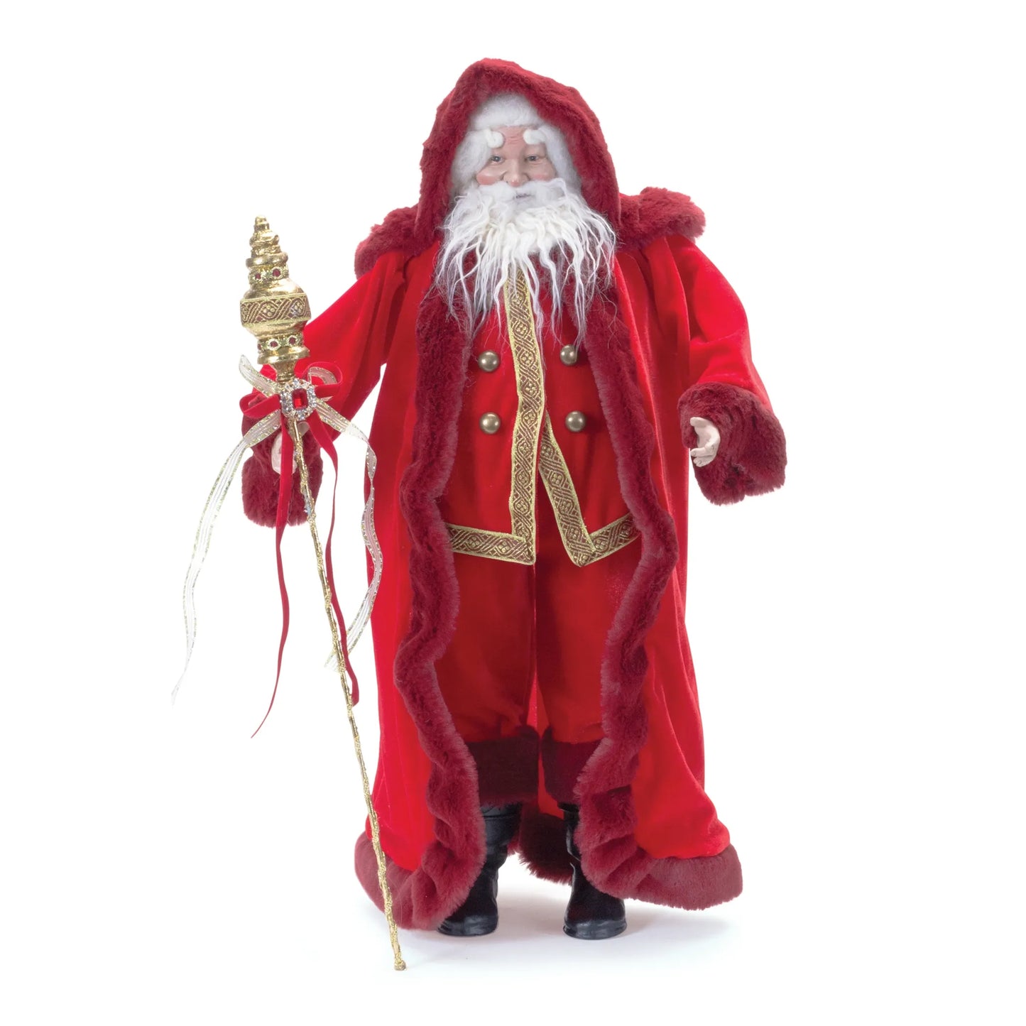 Jeweled Staff Santa