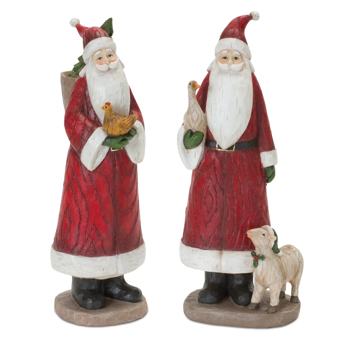 Figura de Papá Noel de granja