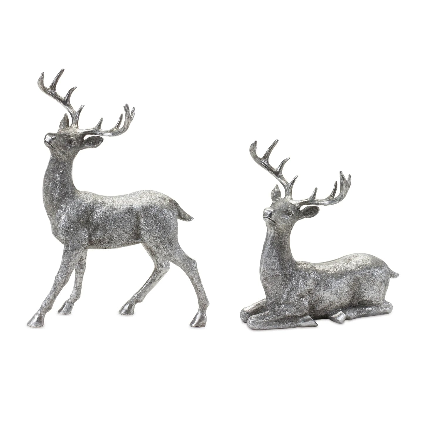 Silver Deer Statue