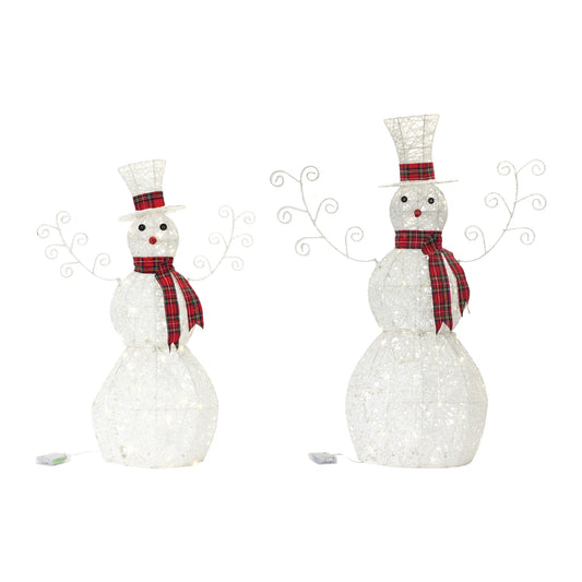 LED Lighted Snowman Decor