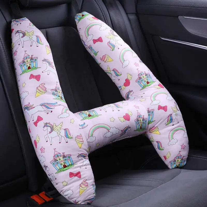 Almohada de viaje para niños en el coche