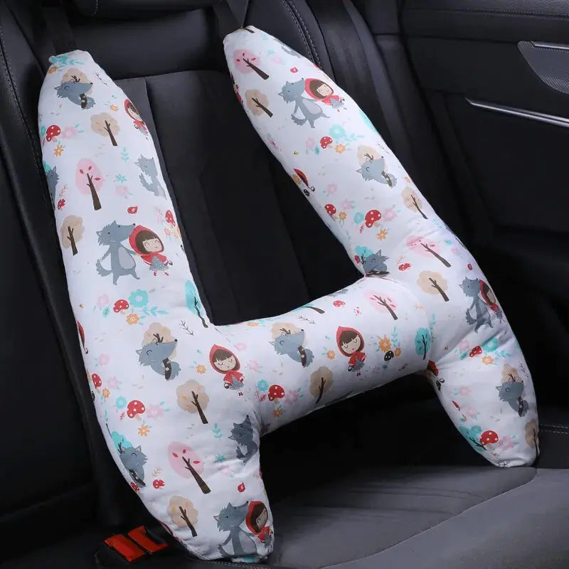 Almohada de viaje para niños en el coche