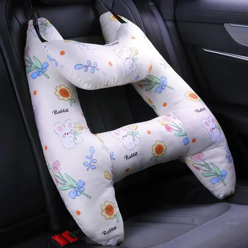 Almohada de viaje para niños en el coche