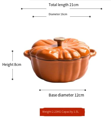 Pumpkin Cast Iron Pot