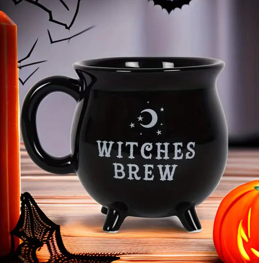 Spooky Sips: Enchanting Ceramic Witch Coffee Mug