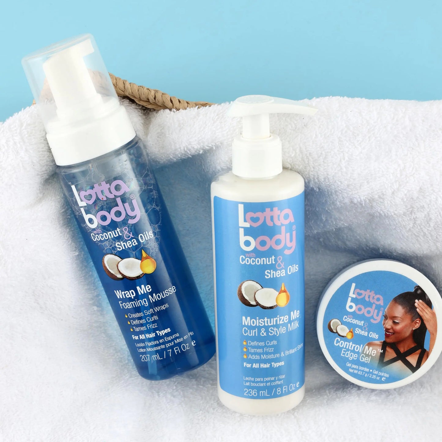 Lottabody Coconut Oil and Shea Wrap Me Foaming Curl Mousse