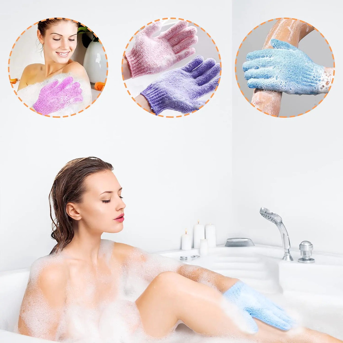 Exfoliating Gloves for Shower