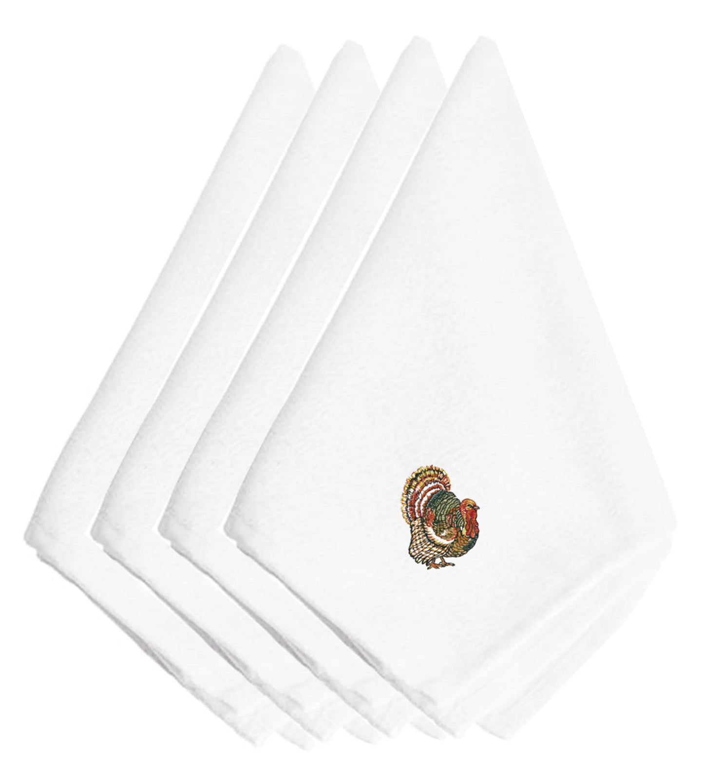 Thanksgiving Themed Embroidered Napkins