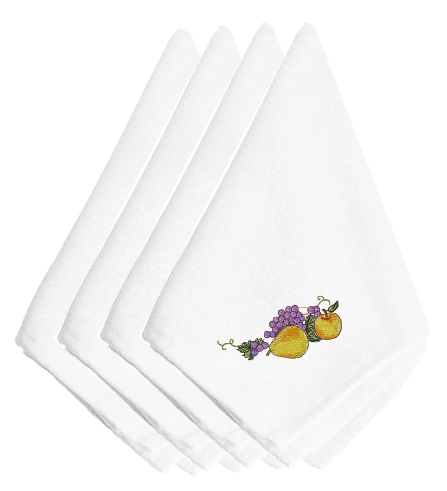 Thanksgiving Themed Embroidered Napkins