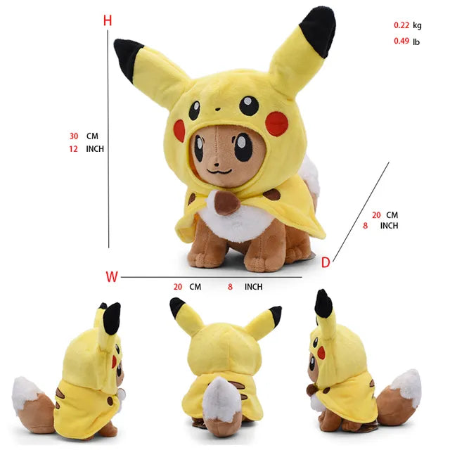 Peluche de juguete de Pokémon Pikachu