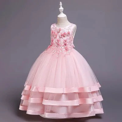 Vestido de fiesta elegante para niñas