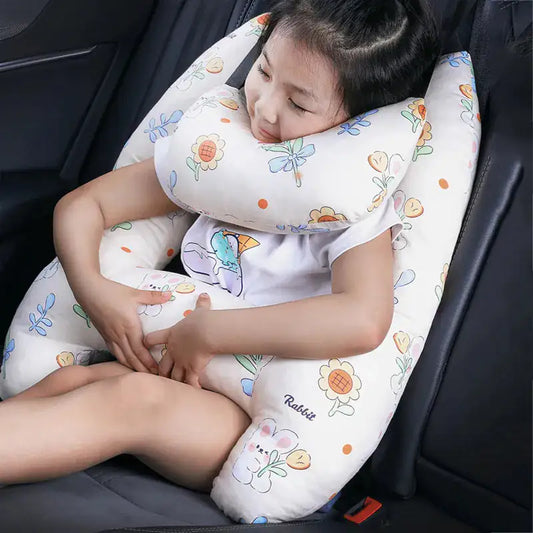 Almohada de viaje para niños en el coche