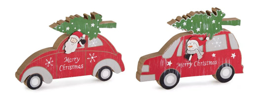 Car with Tree (Set of 6)