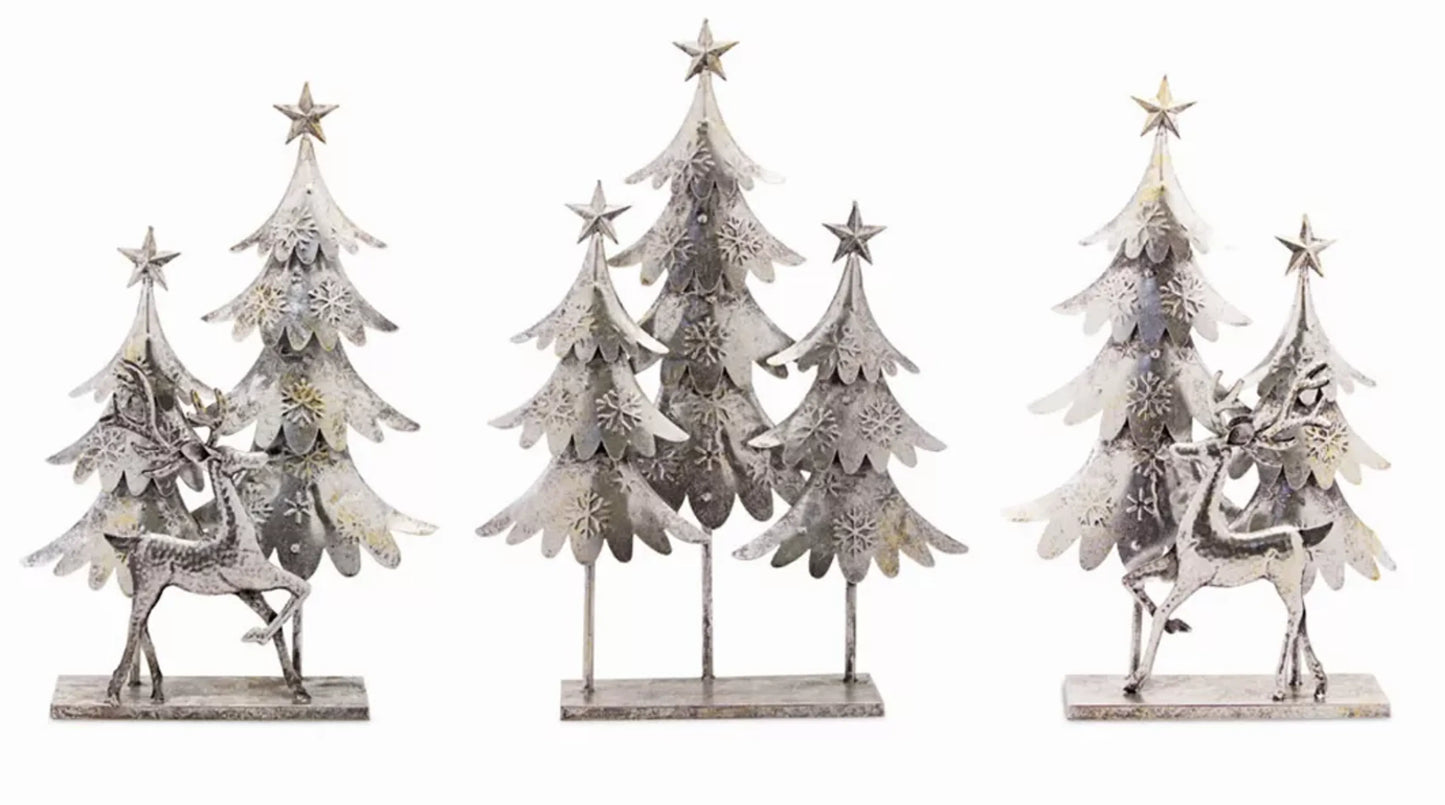 Tree and Deer (Set of 3)