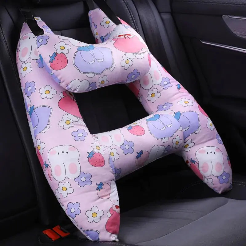 Almohada de viaje para niños en el coche