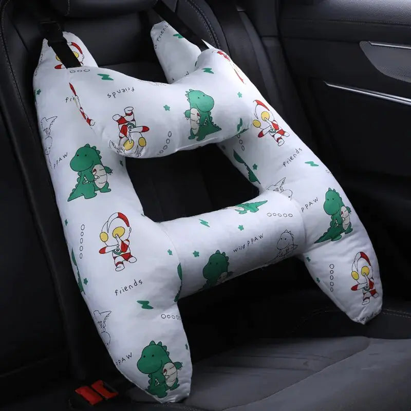 Almohada de viaje para niños en el coche