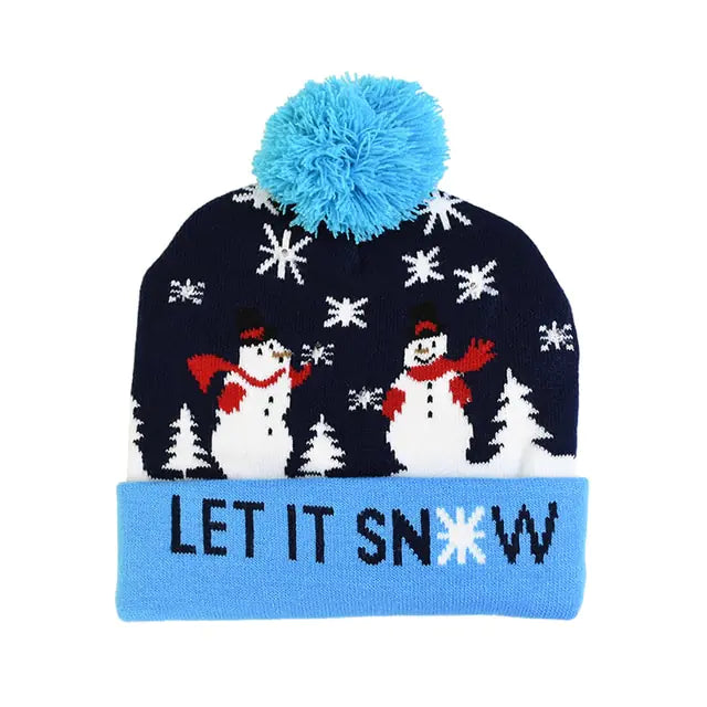 Gorro navideño LED