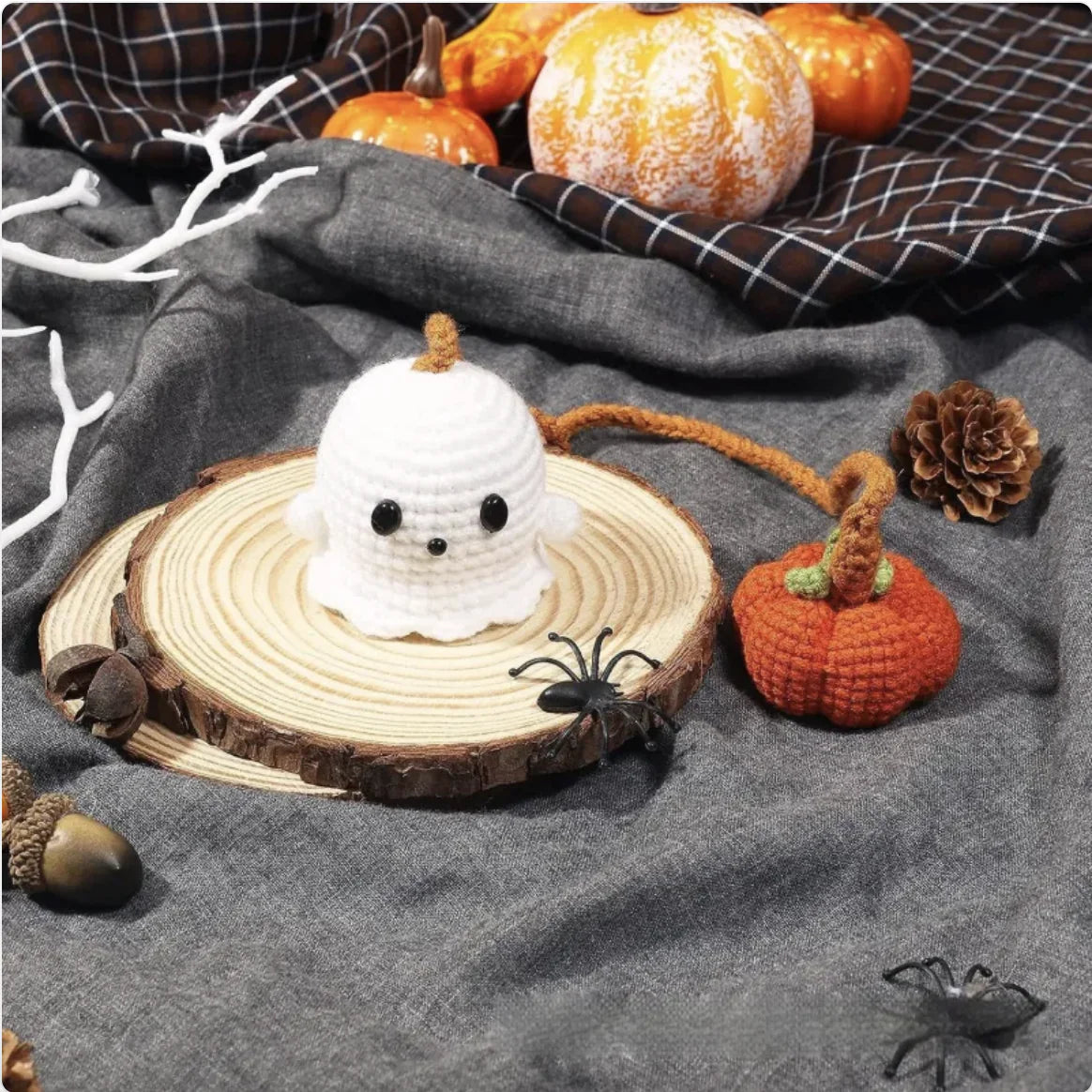 Little Ghost & Pumpkin Decorations