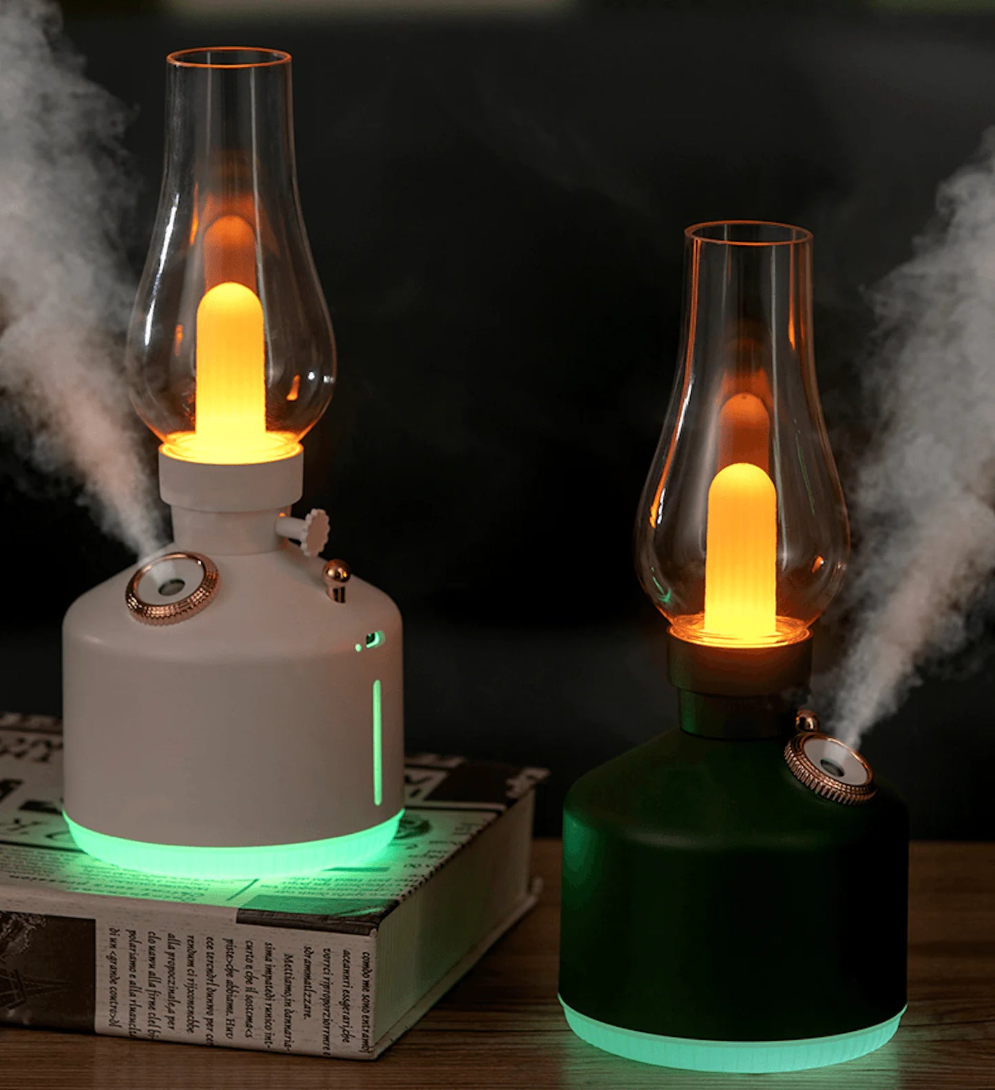 Generador de niebla con luces nocturnas para el hogar