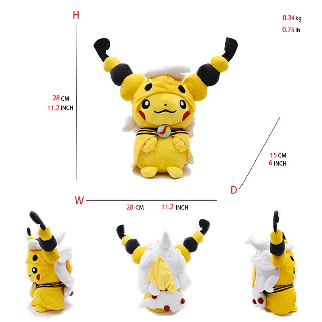 Peluche de juguete de Pokémon Pikachu