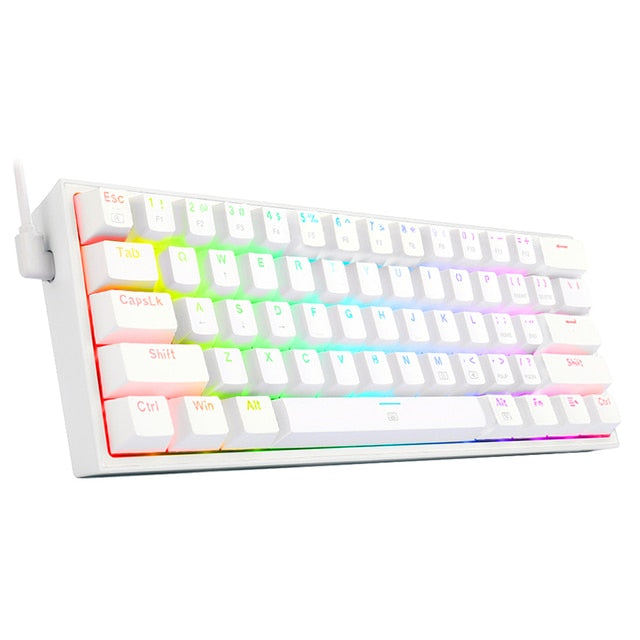 Mini teclado mecánico para juegos con cable