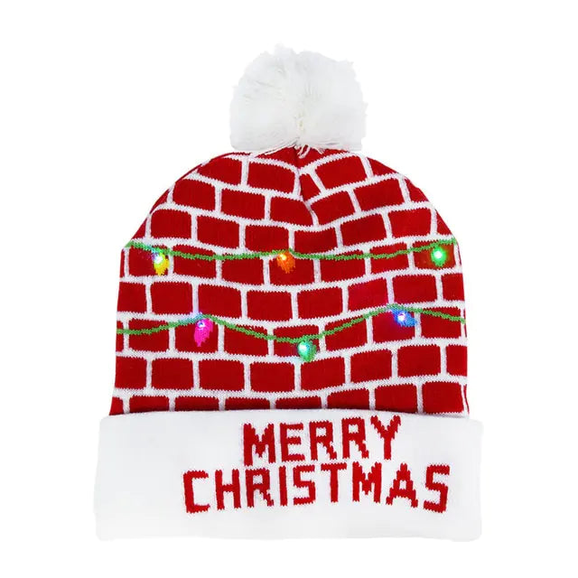 Gorro navideño LED