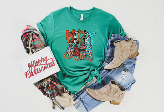 Western Merry Christmas Shirt