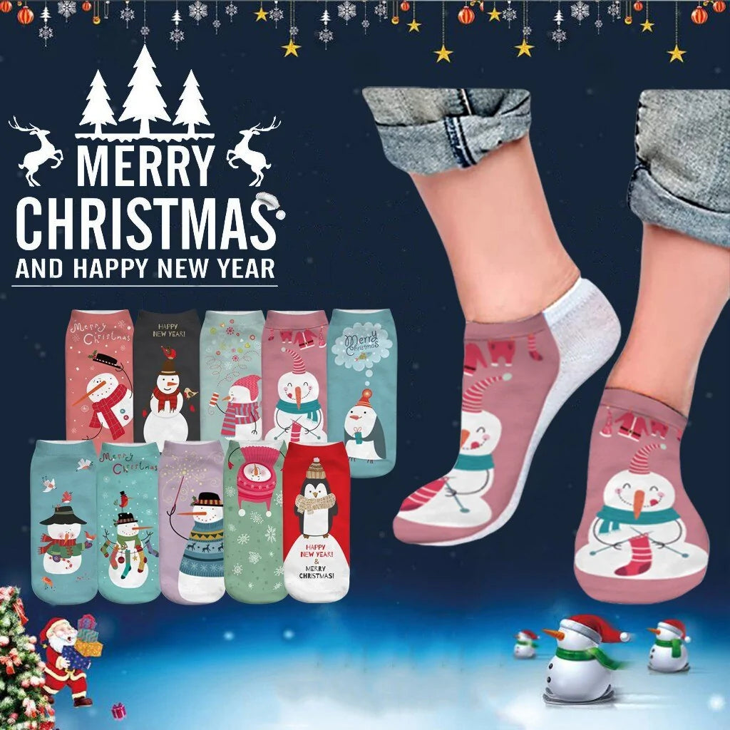 Calcetines navideños para mujer