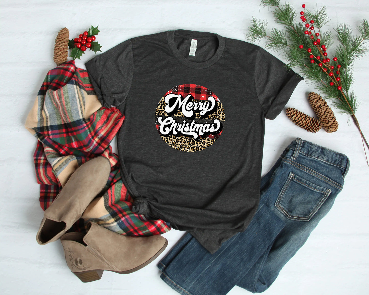 Retro Merry Christmas Shirt