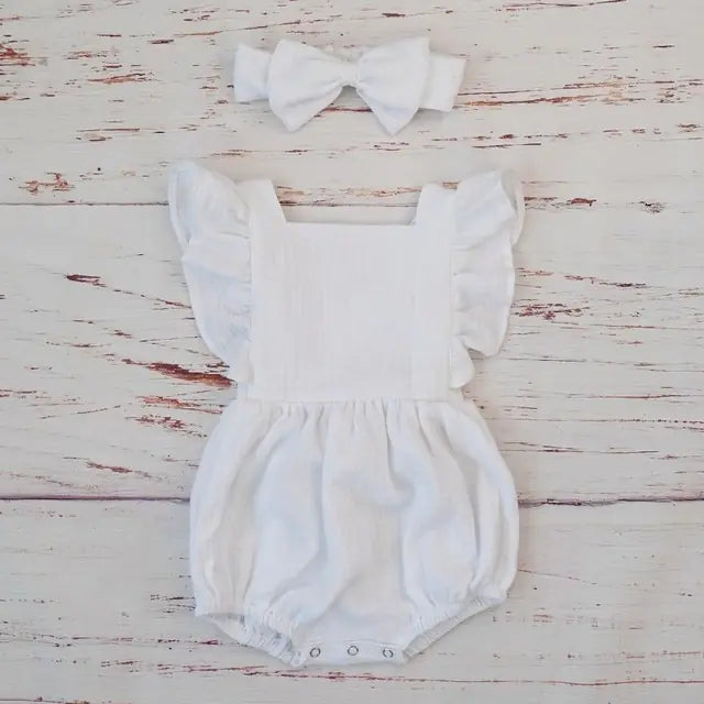 Ropa de verano para bebé niña de algodón orgánico