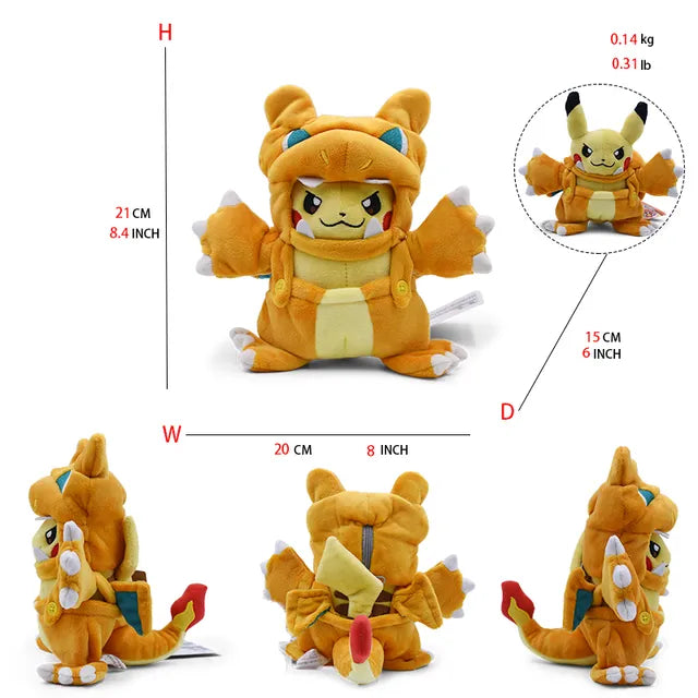 Peluche de juguete de Pokémon Pikachu