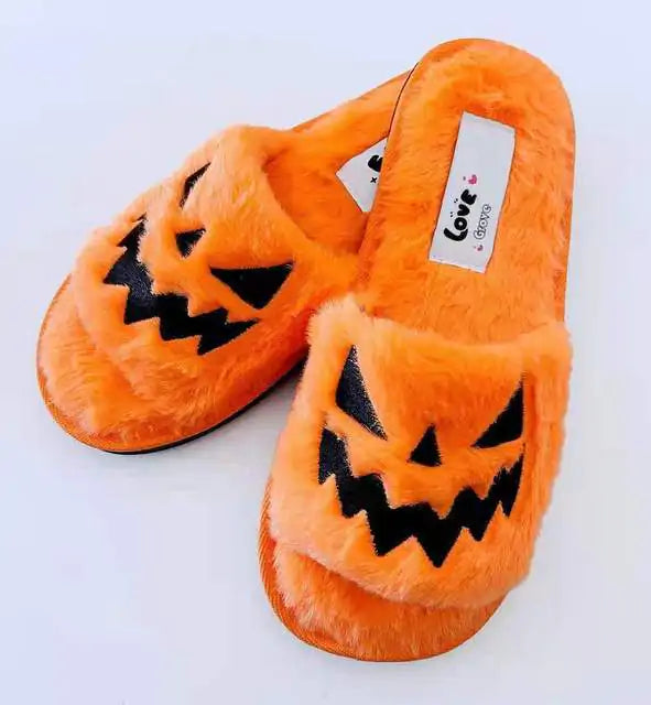 Zapatillas de calabaza de Halloween