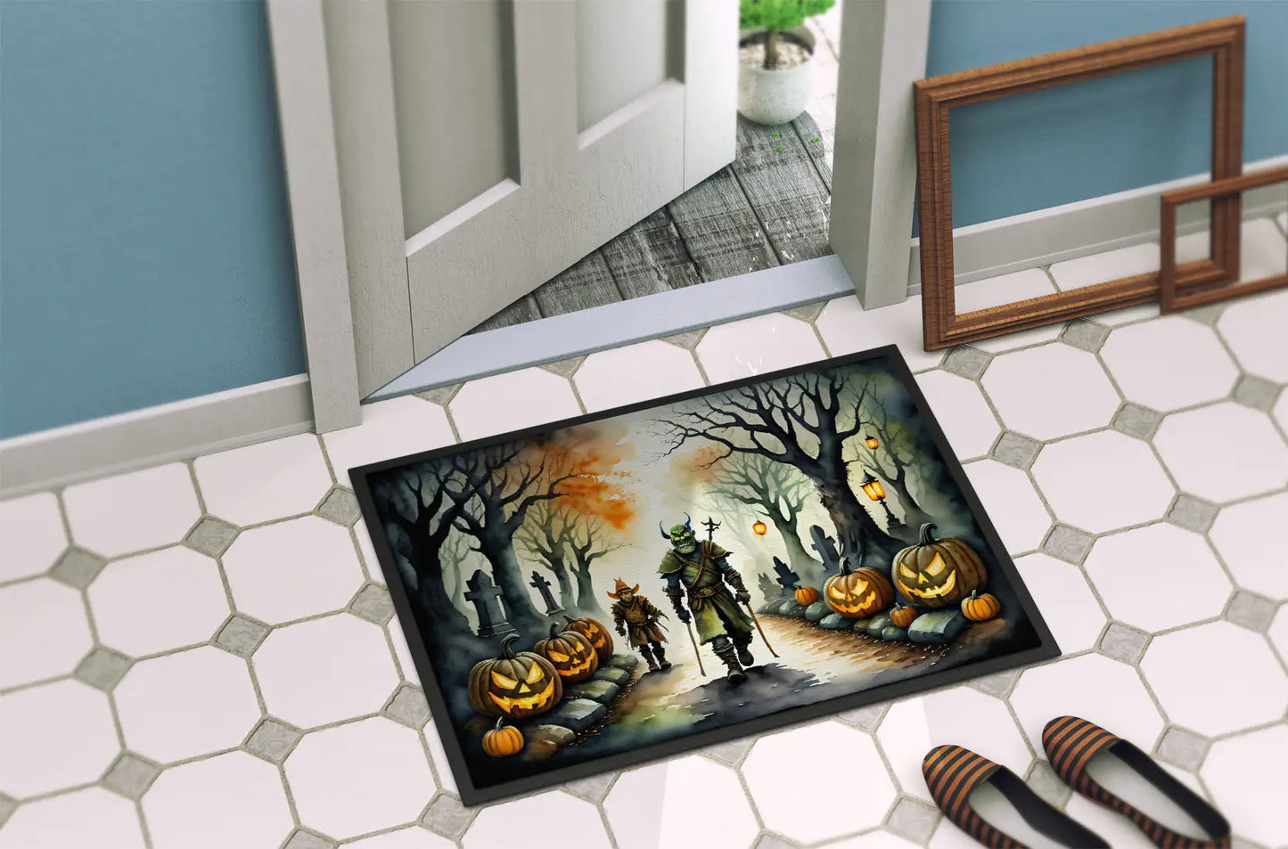 Orcs Spooky Halloween Doormat