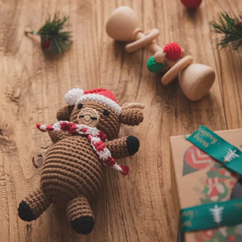 Sonajeros navideños para bebés